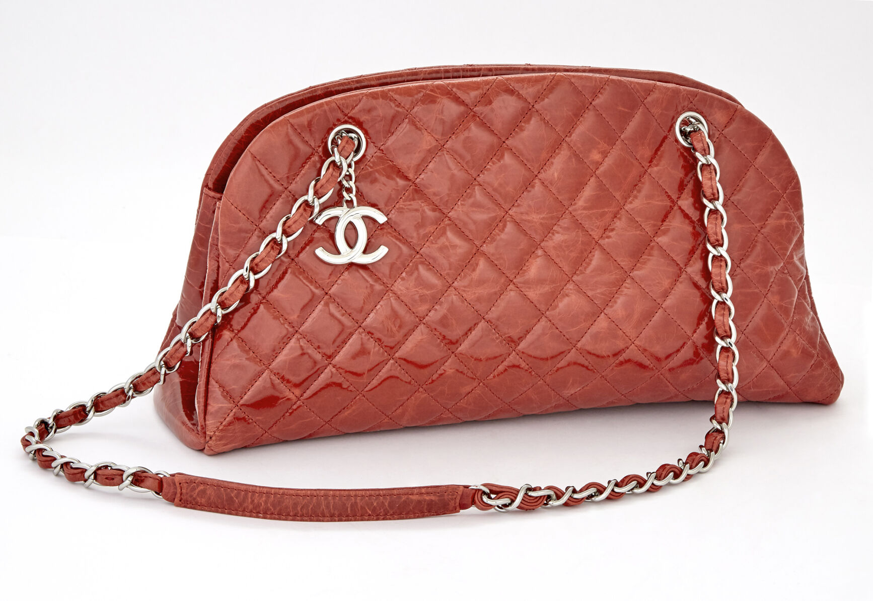 Red Chanel bag